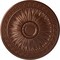 Ekena Millwork Randee Ceiling Medallion (Fits Canopies up to 3 7/8"), Hand-Painted Copper Penny, 20"OD x 1 3/8"P CM20HACPS - alternate 1
